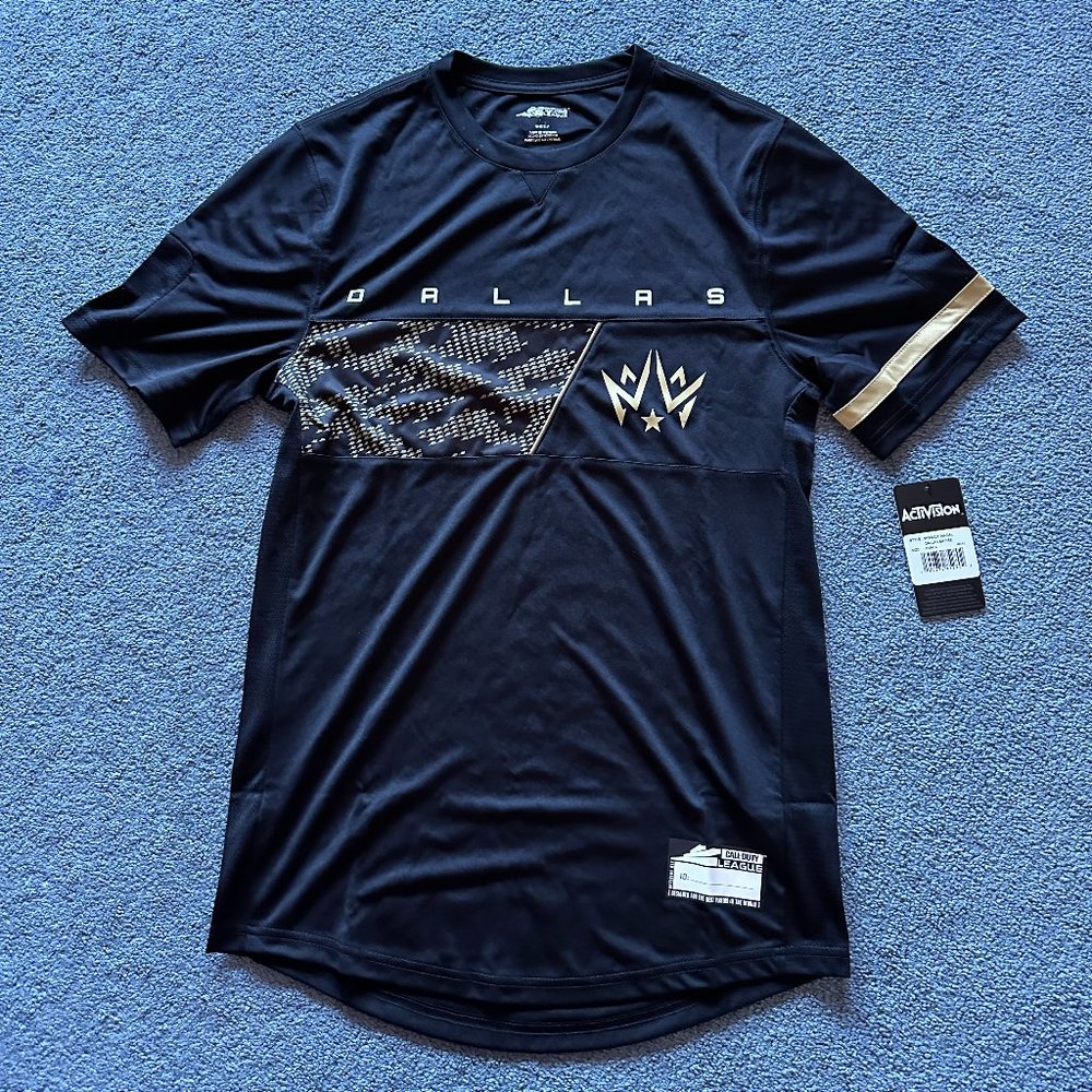 Activision Men's Black Dallas Empire Authentic Alternate Jersey Size Small NWT